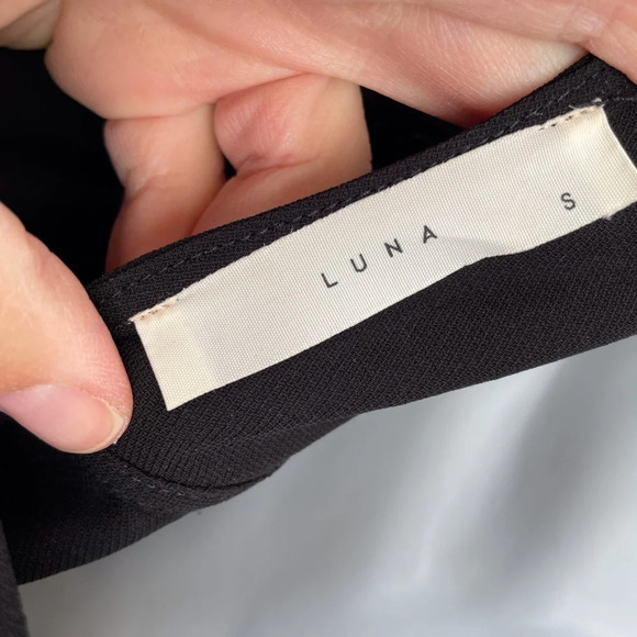 Luna Black Blouse,  size Small - Picture 4 of 7